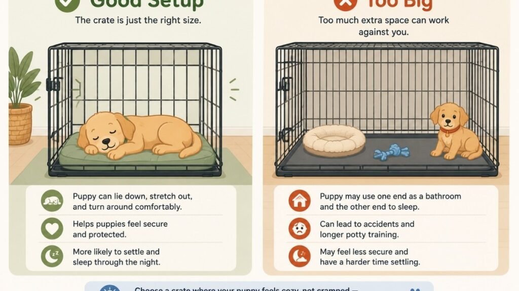 Chart showing how long puppies can hold their bladder overnight by age
